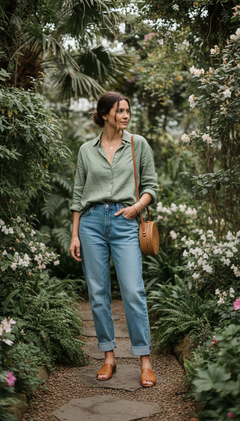 Sage Green Linen for Spring
