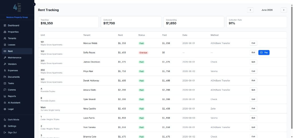 Rent Tracking & Payments