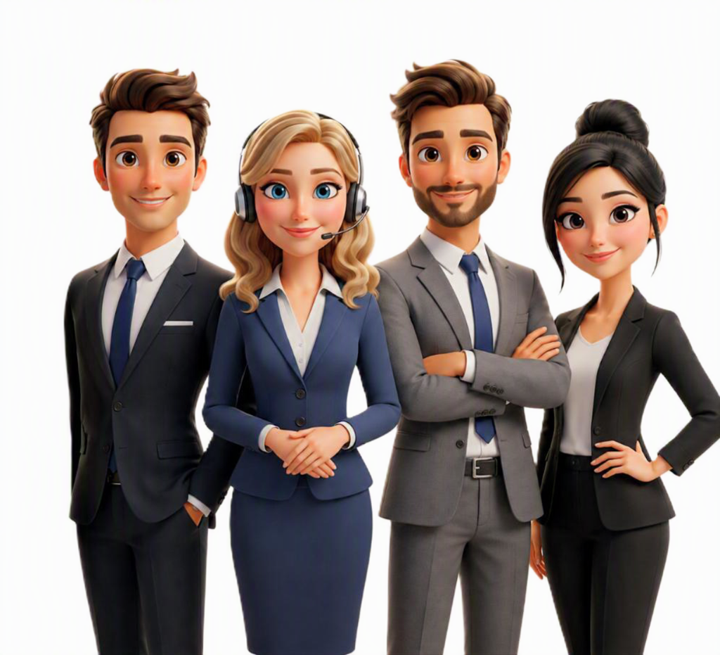 The 4Rent AI Team — William, Alexandria, Archie, and Payton