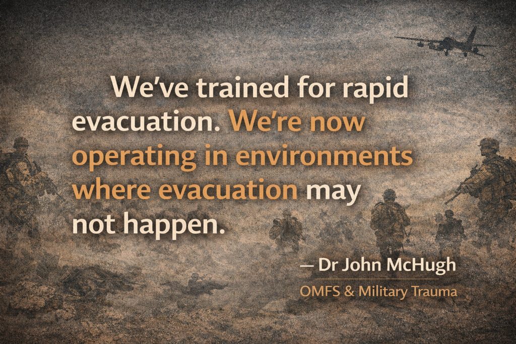 Quote — Dr John McHugh on evacuation-denied environments