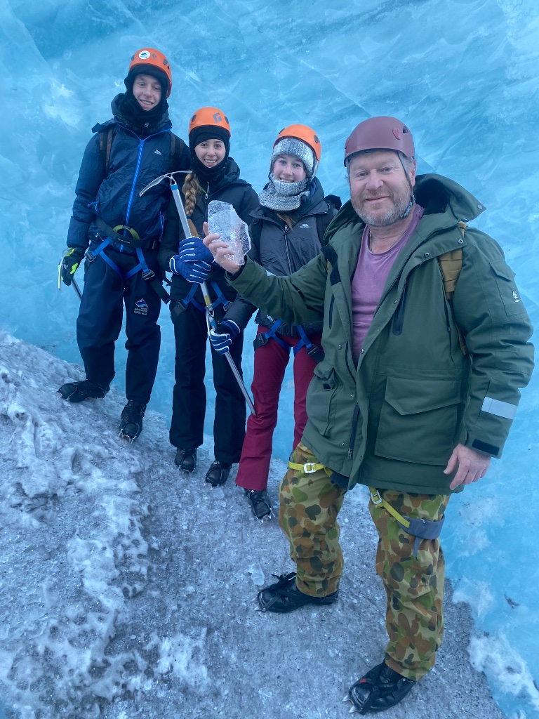Longwatch Cell team on glacial ice — austere environment training