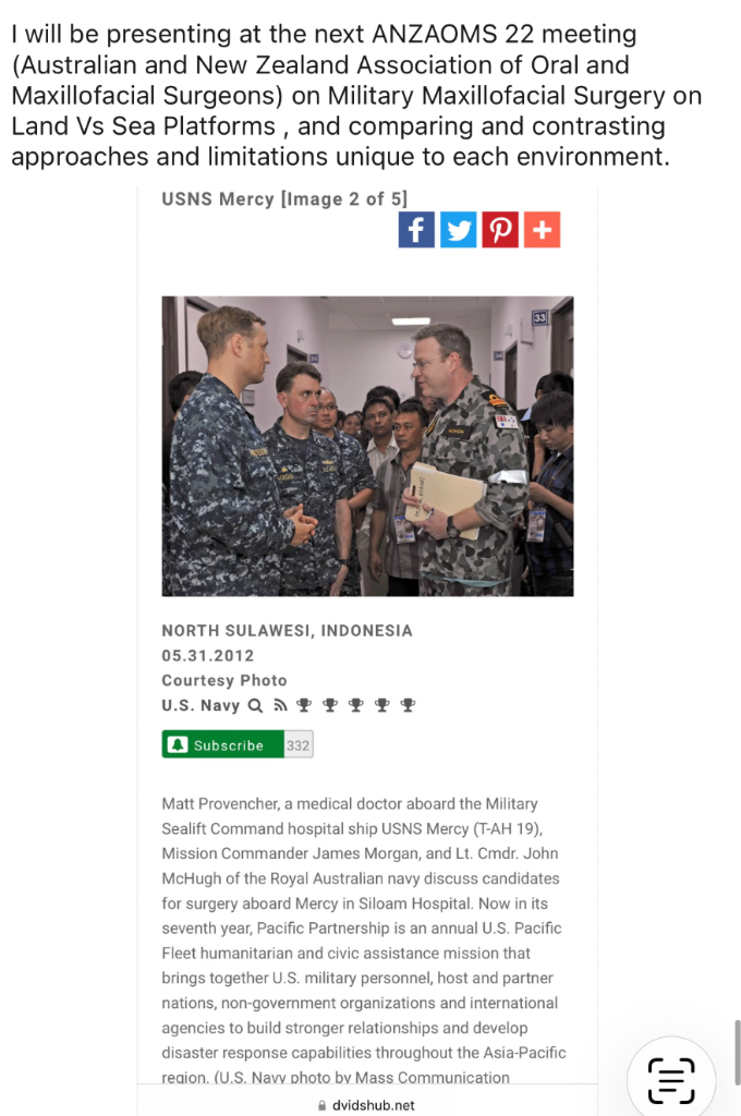 USNS Mercy — Pacific Partnership humanitarian mission, North Sulawesi, Indonesia, 2012