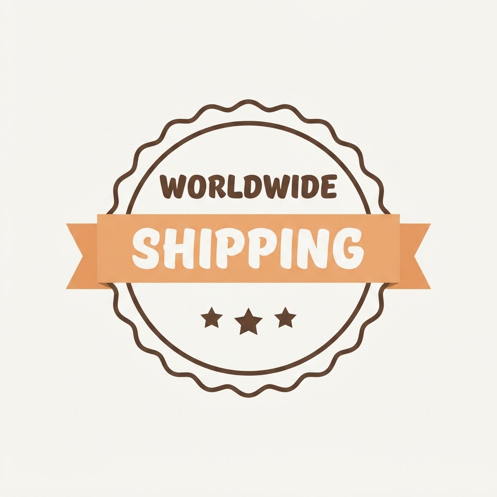 Worldwide Shipping stamp â Wagglo Pets global international shipping badge