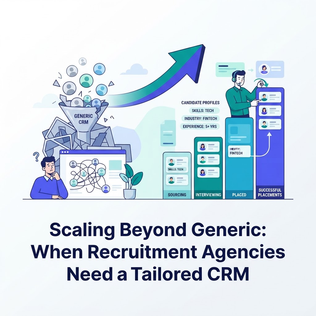 Scaling Beyond Generic: When Recruitment Agencies Need a Tailored CRM