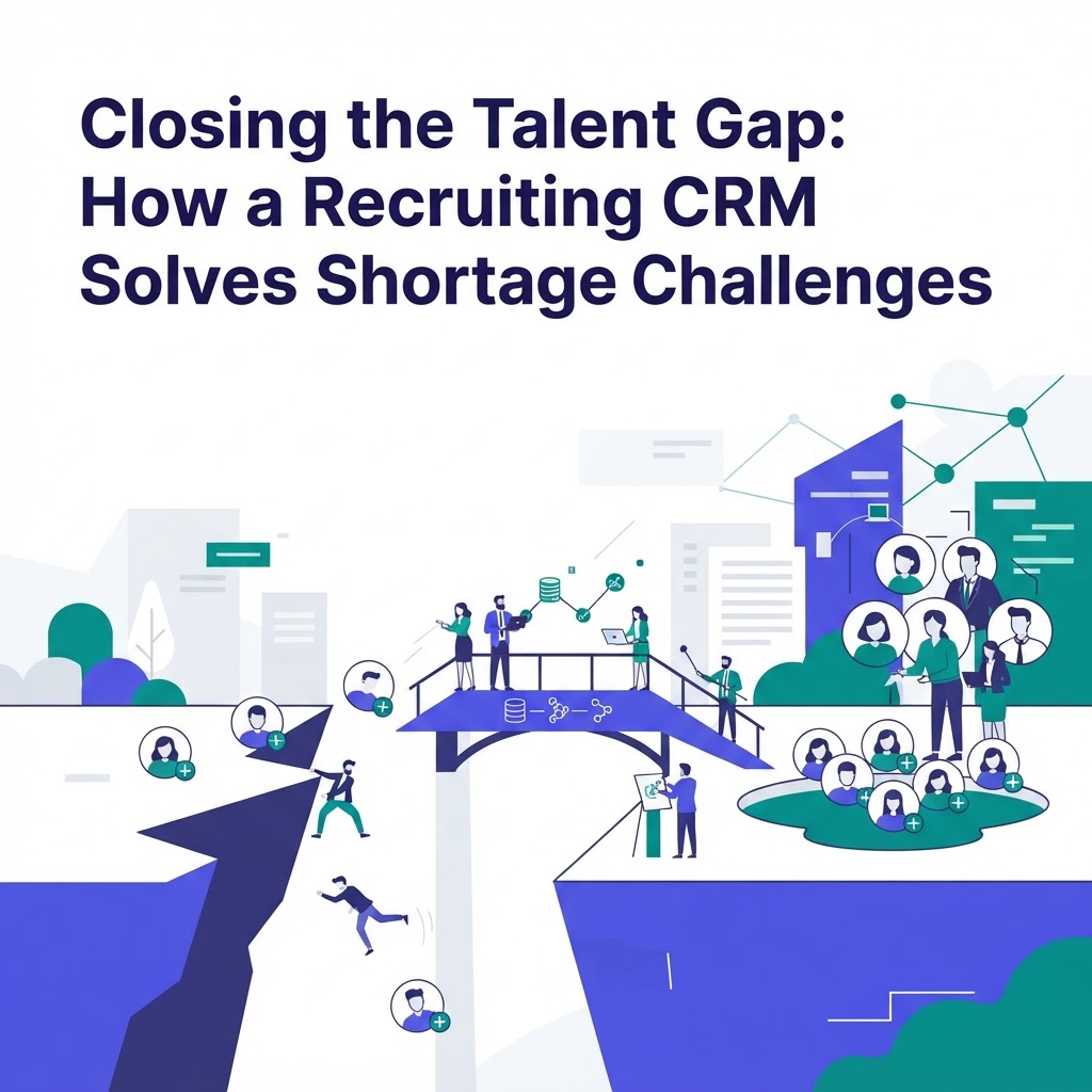 Closing the Talent Gap: How a Recruiting CRM Solves Shortage Challenges