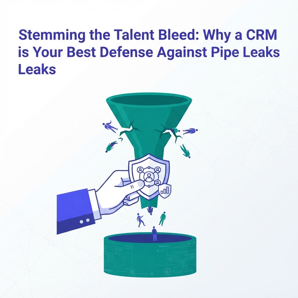 Stemming the Talent Bleed: Why a CRM is Your Best Defense Against Pipeline Leaks