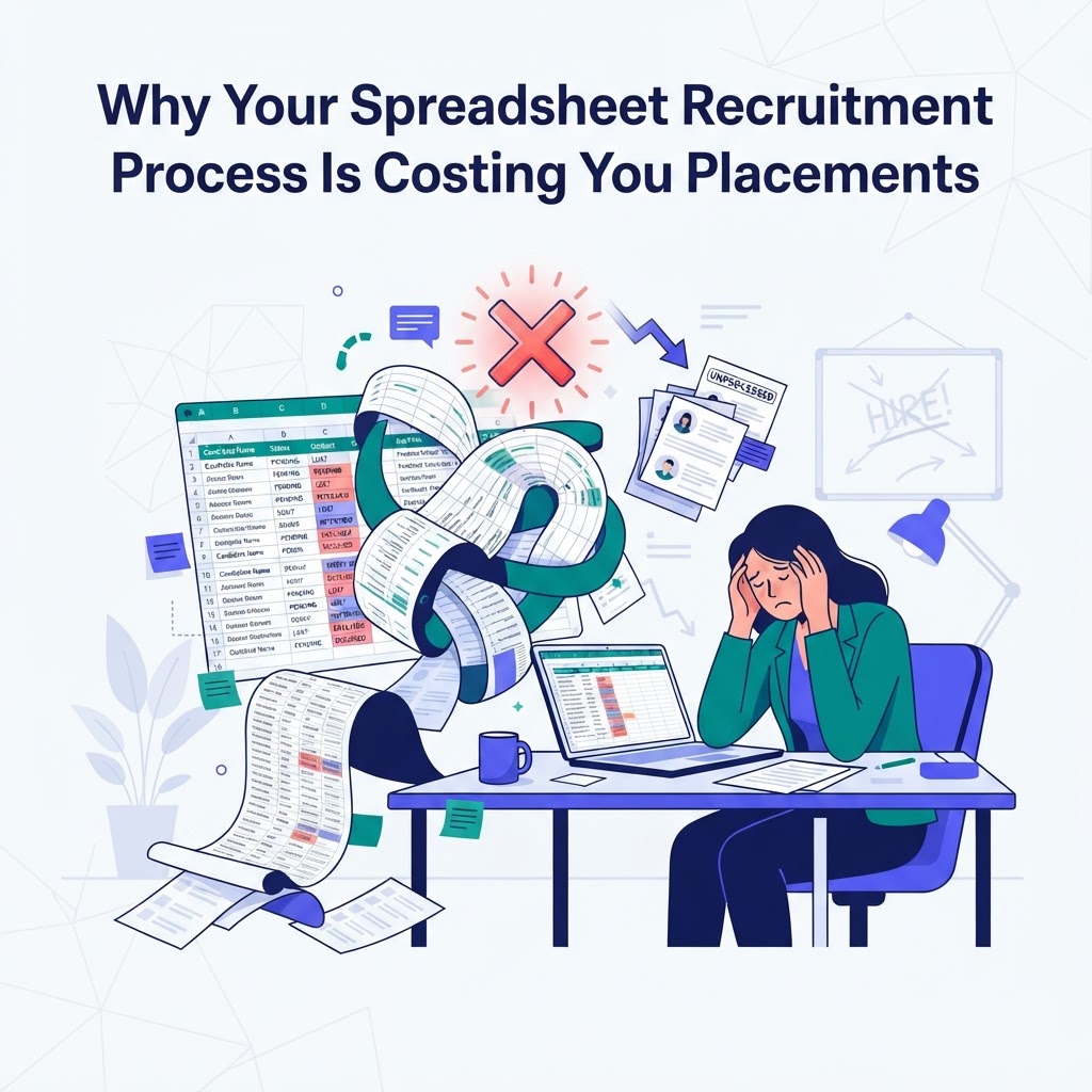 Why Your Spreadsheet Recruitment Process Is Costing You Placements