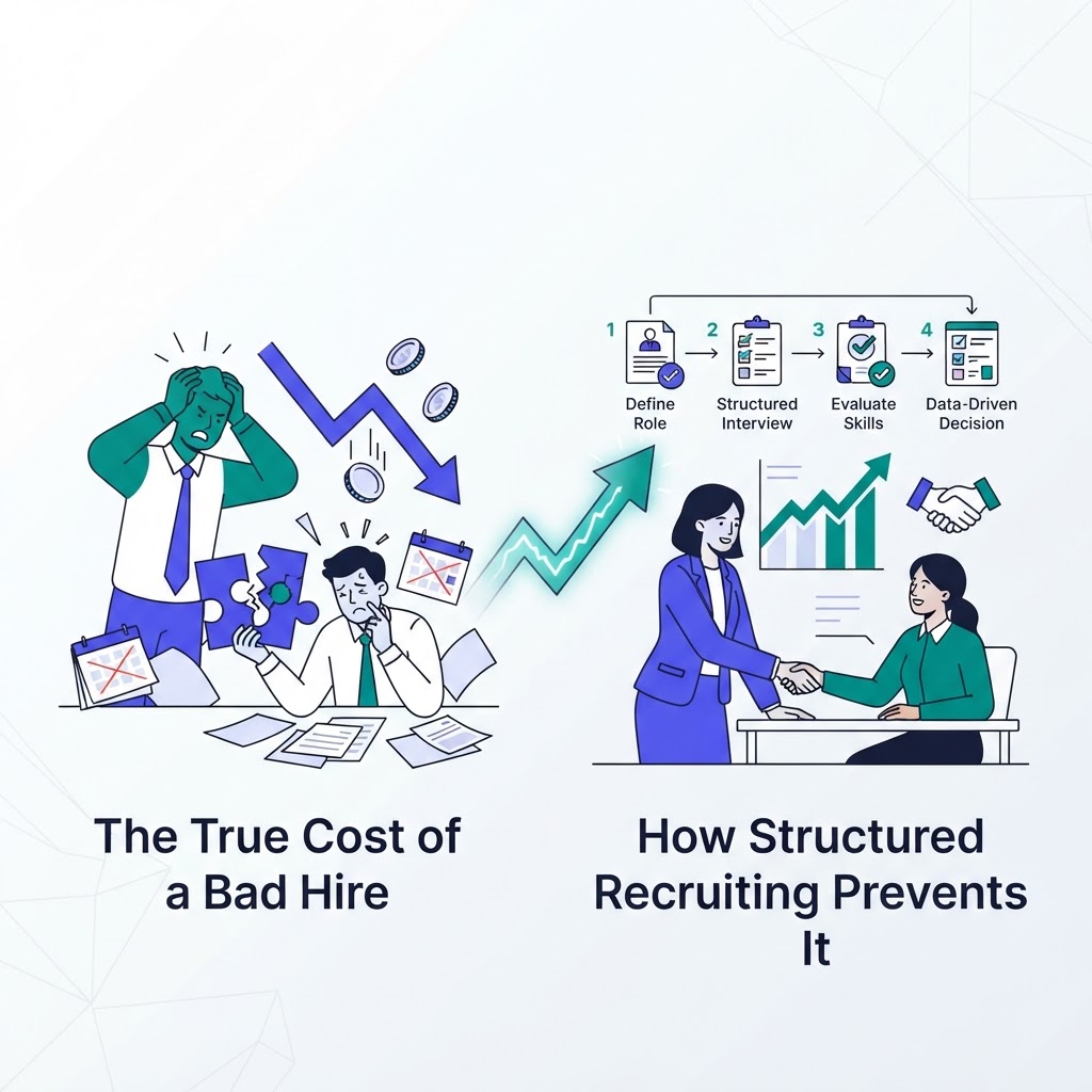 The True Cost of a Bad Hire and How Structured Recruiting Prevents It
