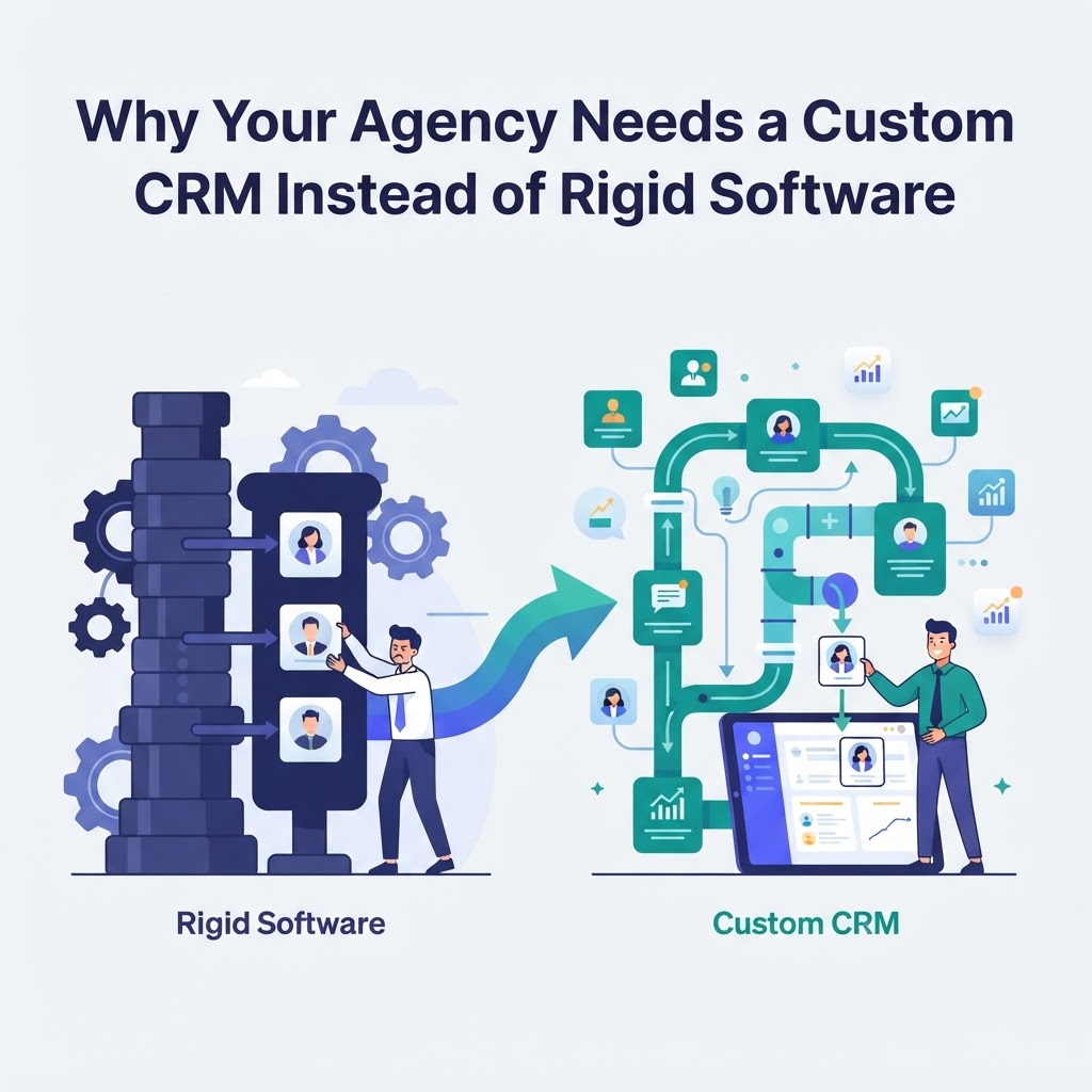 Why Your Agency Needs a Custom CRM Instead of Rigid Software