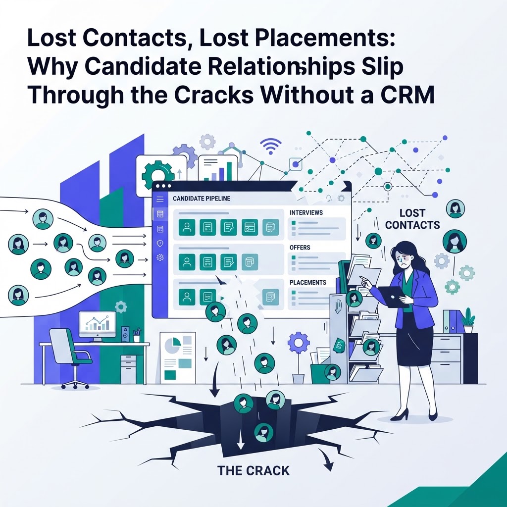 Lost Contacts, Lost Placements: Why Candidate Relationships Slip Through the Cracks Without a CRM