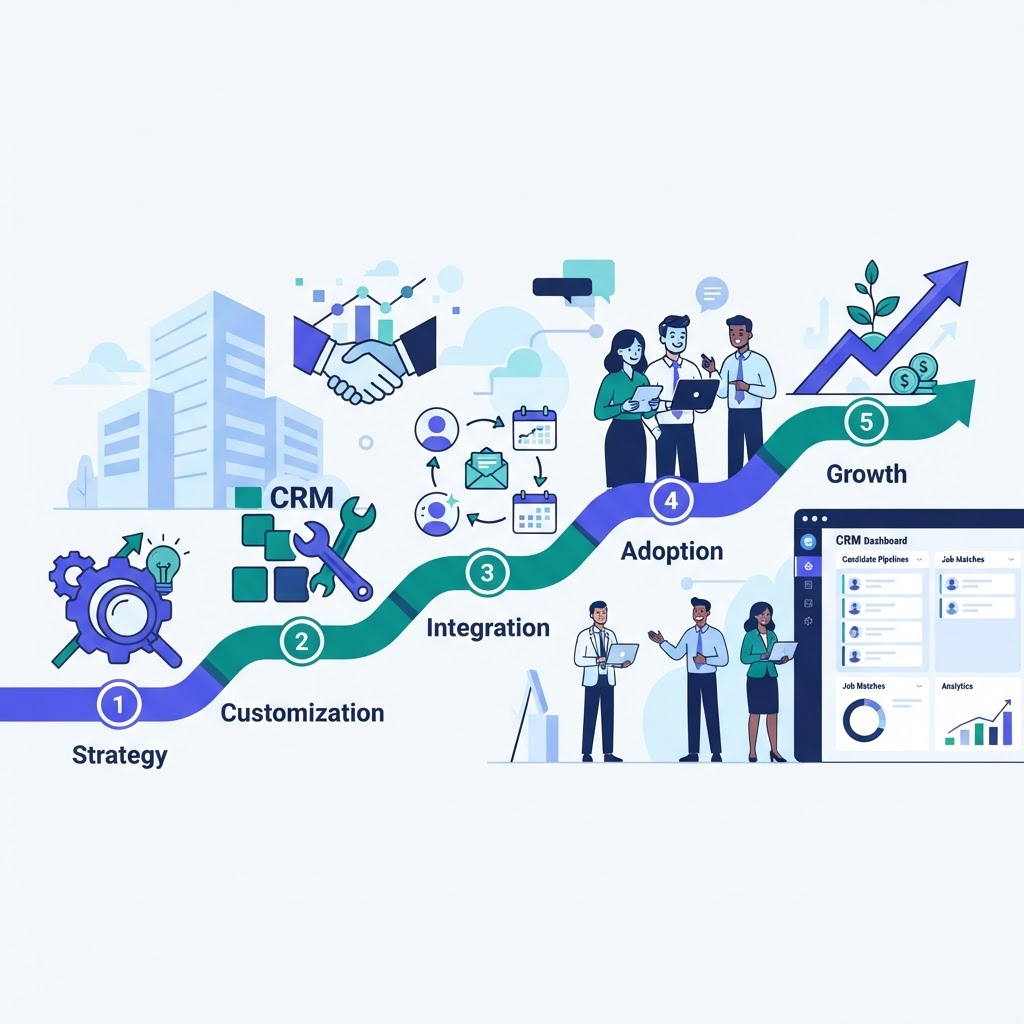 Building a Tailored CRM for Your Staffing Firm: The Roadmap to Success