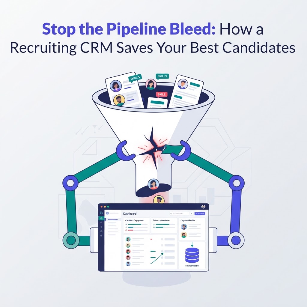 Stop the Pipeline Bleed: How a Recruiting CRM Saves Your Best Candidates