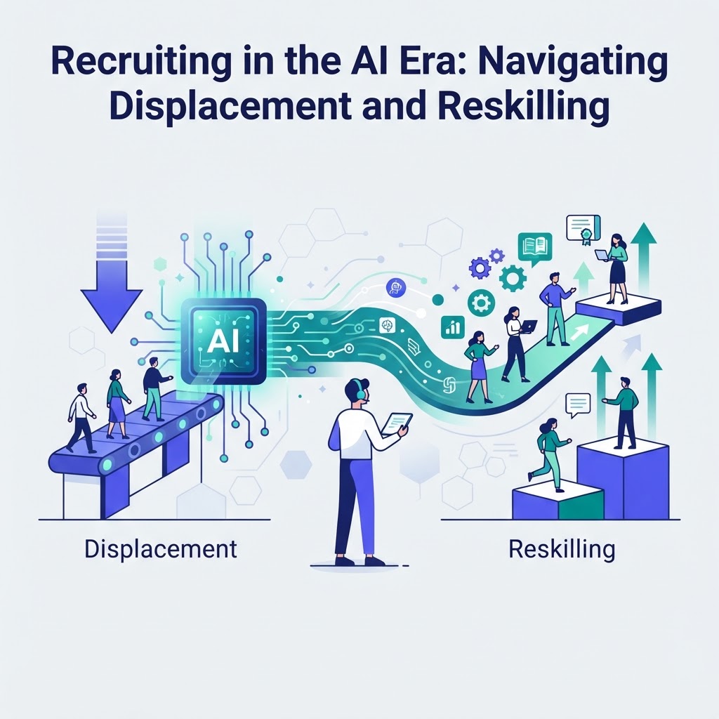 Recruiting in the AI Era: Navigating Displacement and Reskilling
