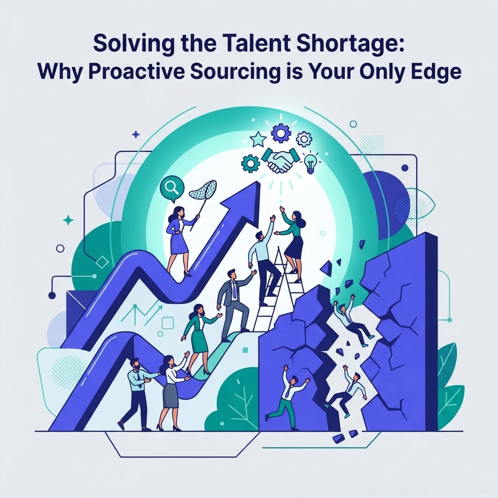Solving the Talent Shortage: Why Proactive Sourcing is Your Only Edge