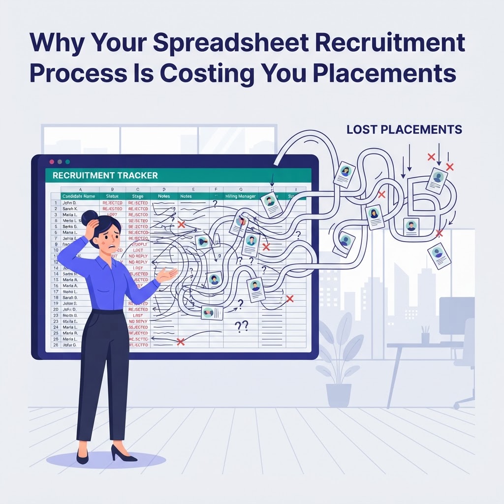 Why Your Spreadsheet Recruitment Process Is Costing You Placements