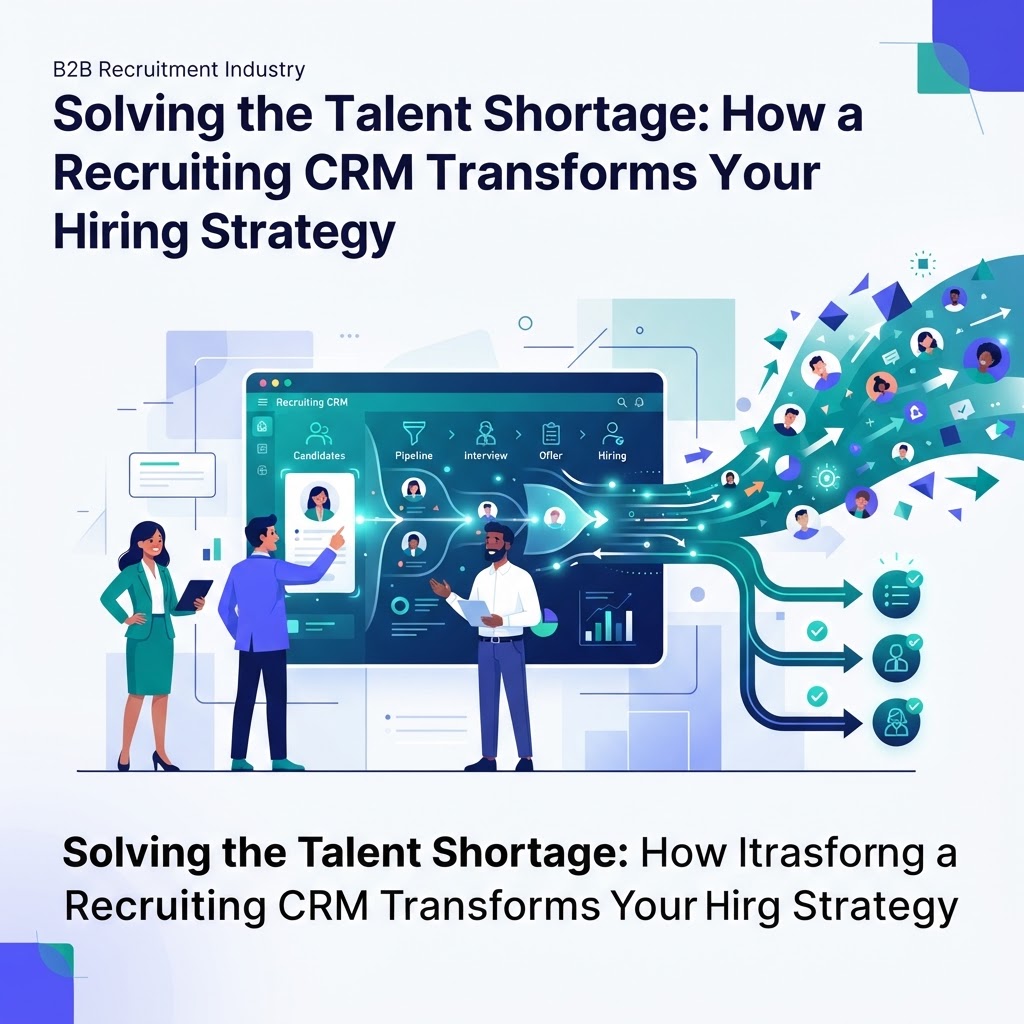Solving the Talent Shortage: How a Recruiting CRM Transforms Your Hiring Strategy