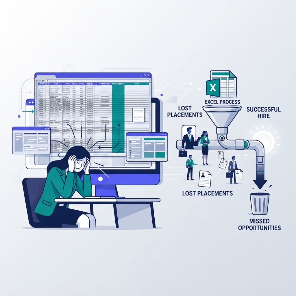 Why Your Spreadsheet Recruitment Process Is Costing You Placements