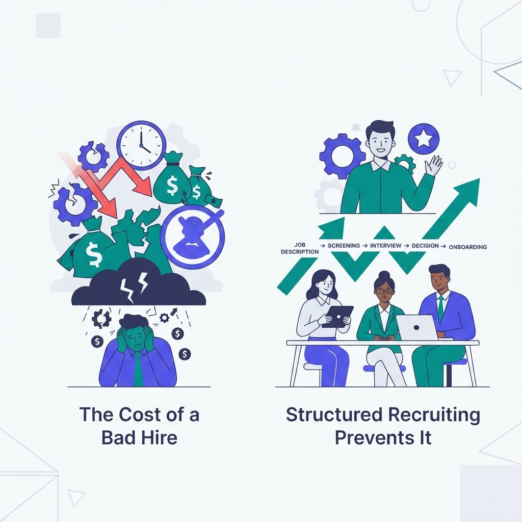 The True Cost of a Bad Hire and How Structured Recruiting Prevents It