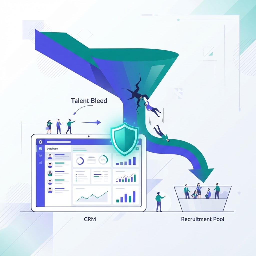 Stemming the Talent Bleed: Why a CRM is Your Best Defense Against Pipeline Leaks