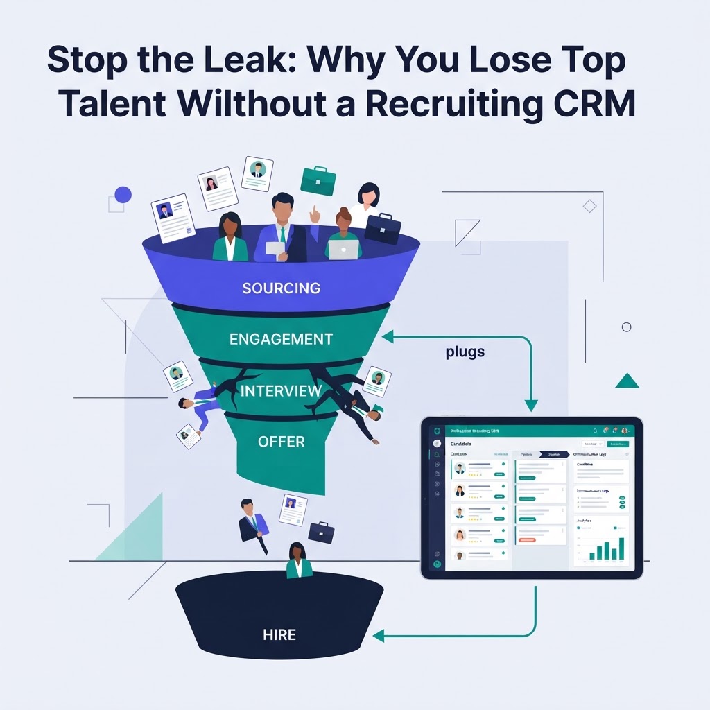 Stop the Leak: Why You Lose Top Talent Without a Recruiting CRM