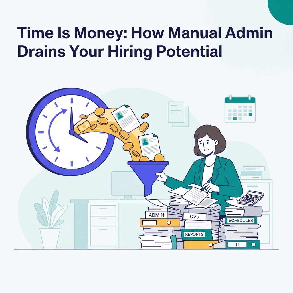 Time Is Money: How Manual Admin Drains Your Hiring Potential