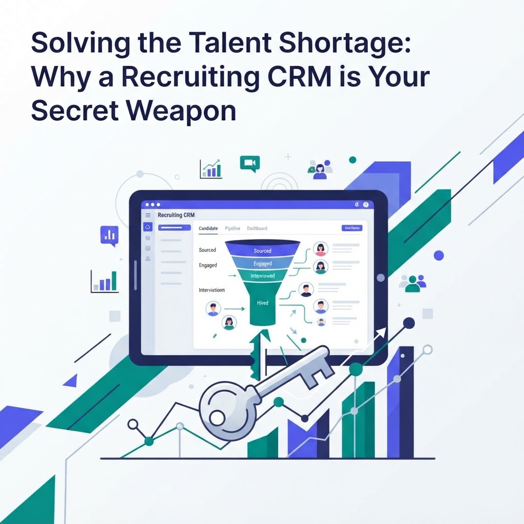 Solving the Talent Shortage: Why a Recruiting CRM is Your Secret Weapon