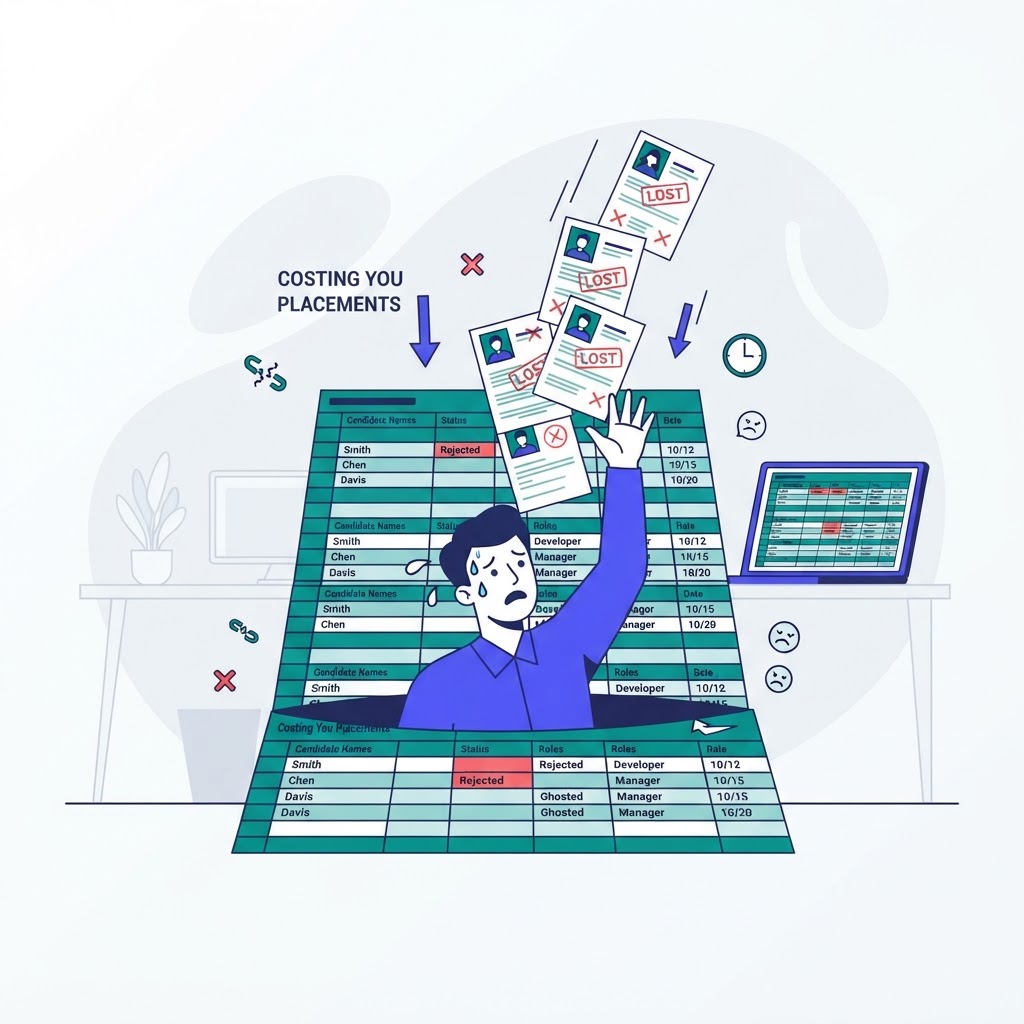 Why Your Spreadsheet Recruitment Process Is Costing You Placements