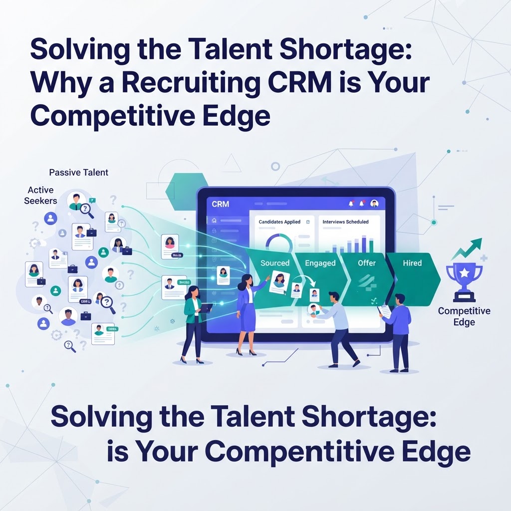 Solving the Talent Shortage: Why a Recruiting CRM is Your Competitive Edge