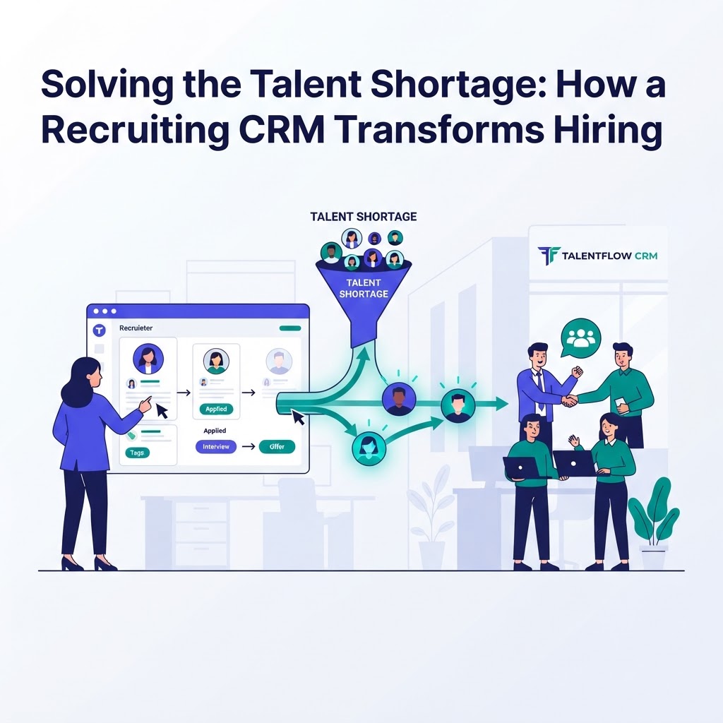 Solving the Talent Shortage: How a Recruiting CRM Transforms Hiring