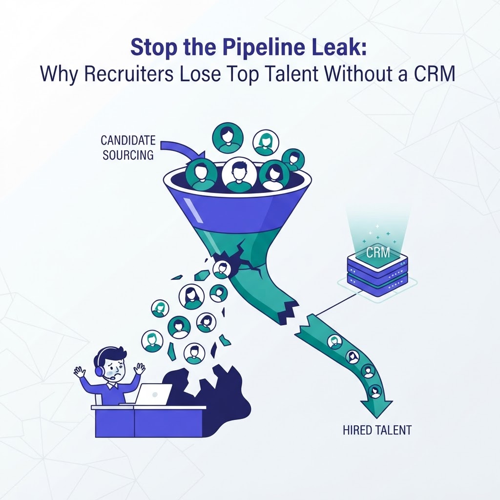 Stop the Pipeline Leak: Why Recruiters Lose Top Talent Without a CRM