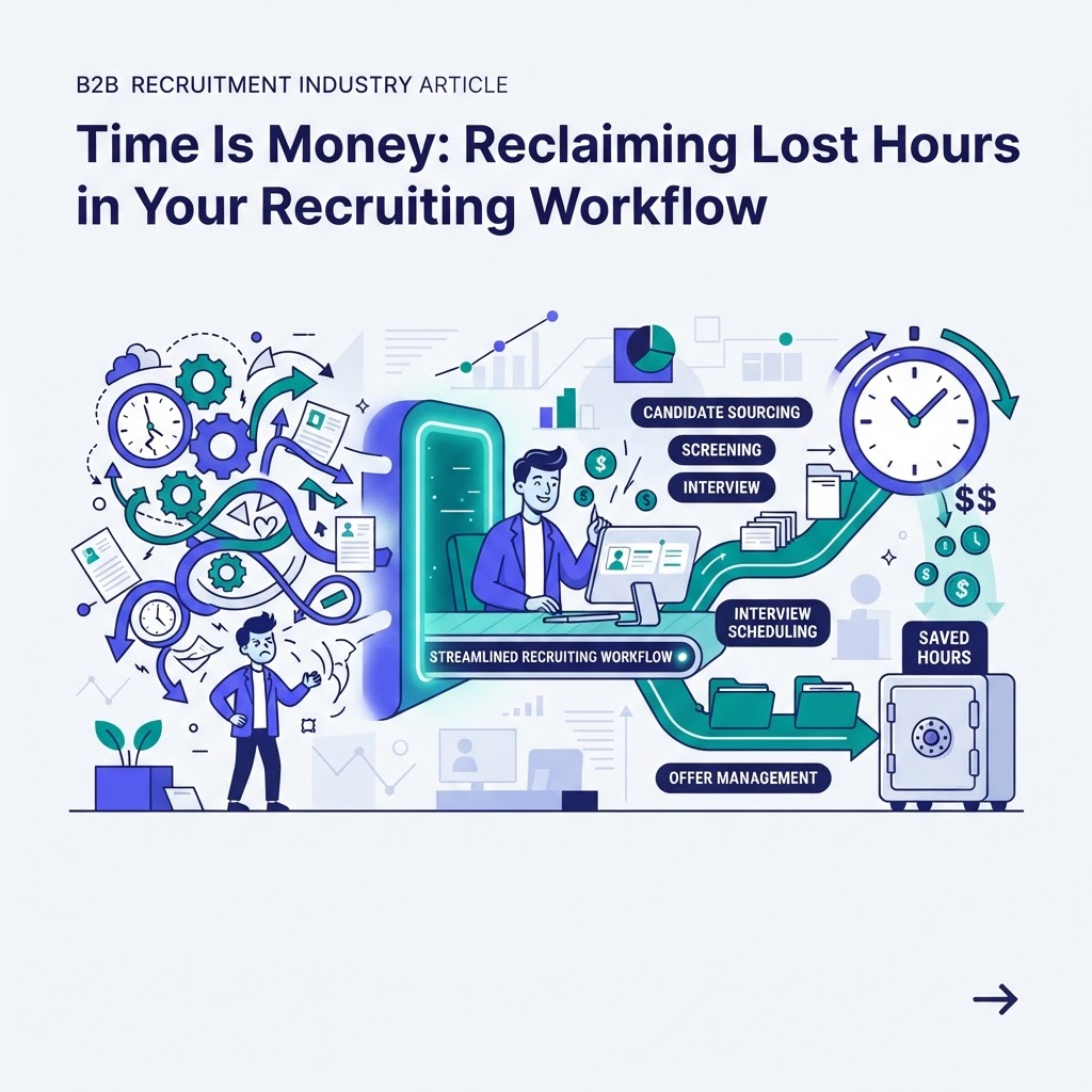 Time Is Money: Reclaiming Lost Hours in Your Recruiting Workflow