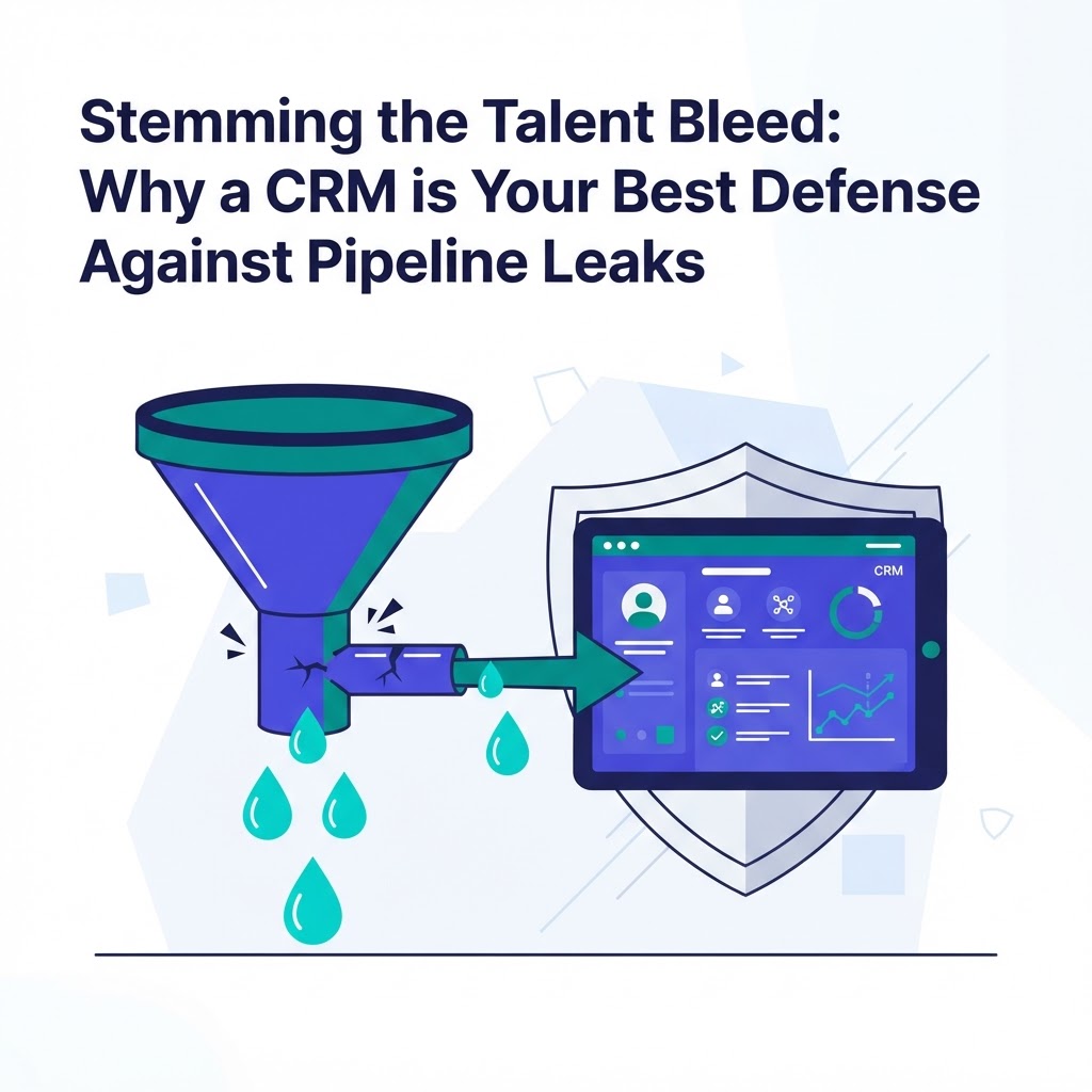 Stemming the Talent Bleed: Why a CRM is Your Best Defense Against Pipeline Leaks
