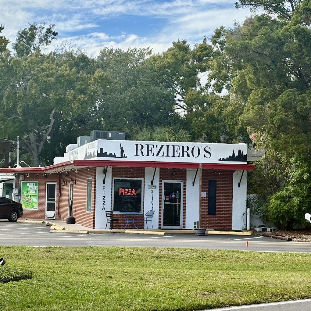 Reziero's NY Pizza storefront in Tampa