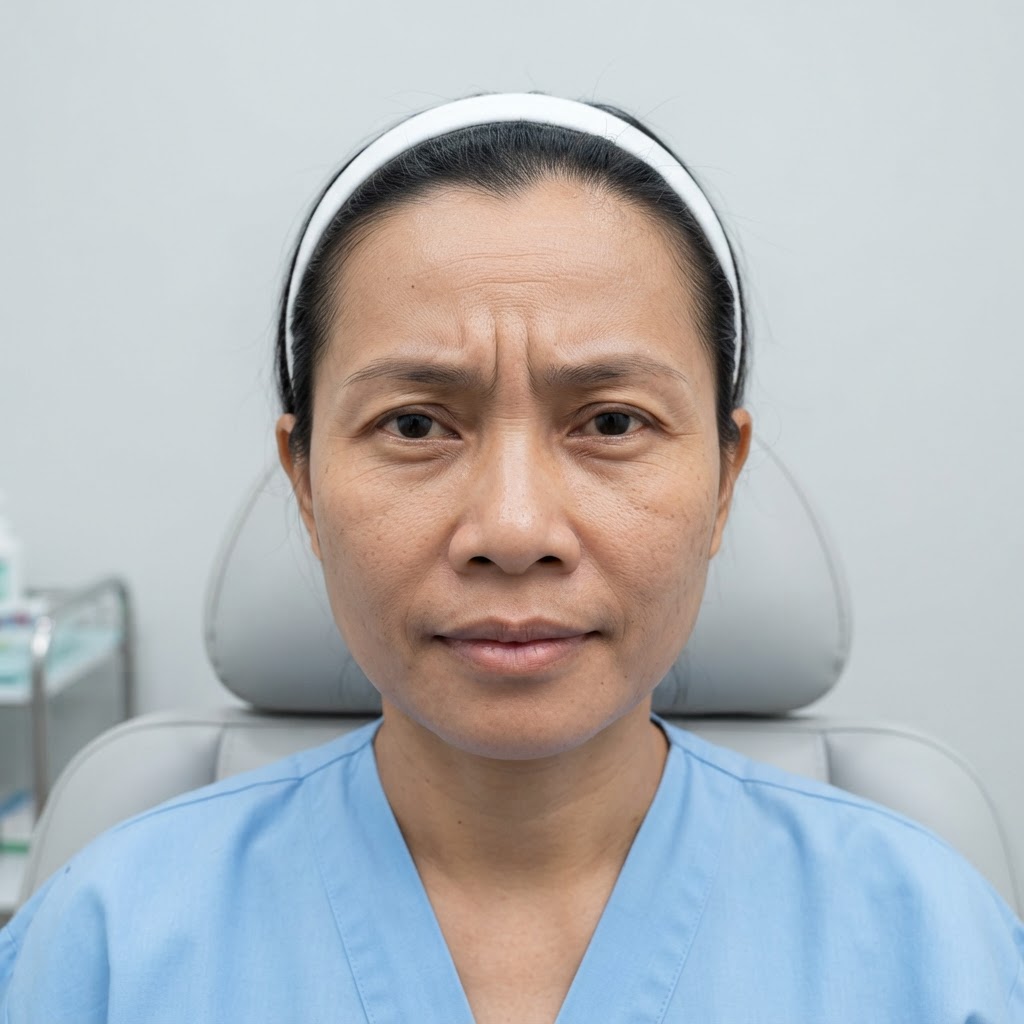 Before Anti-Wrinkle Injections