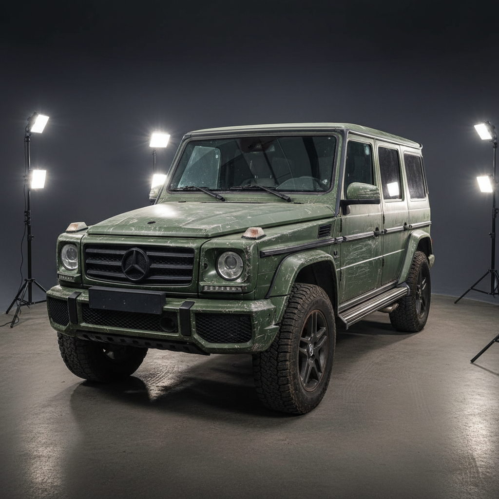 Land Rover Defender 110 before detailing