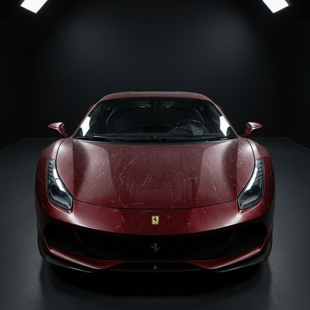 Ferrari Roma before detailing