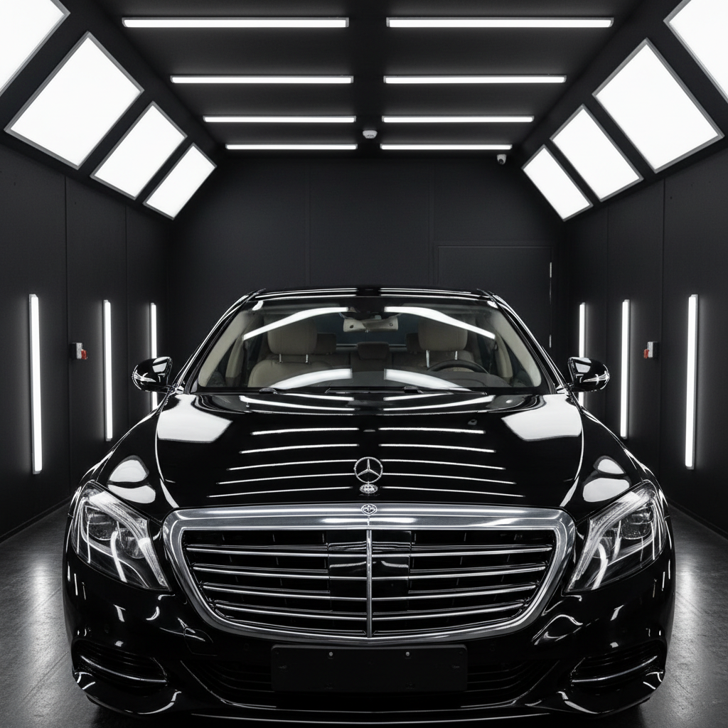 Mercedes-Benz S580 after detailing