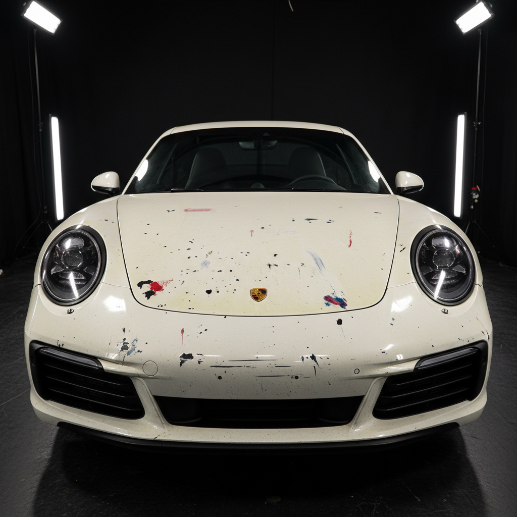 Porsche 911 GT3 before detailing