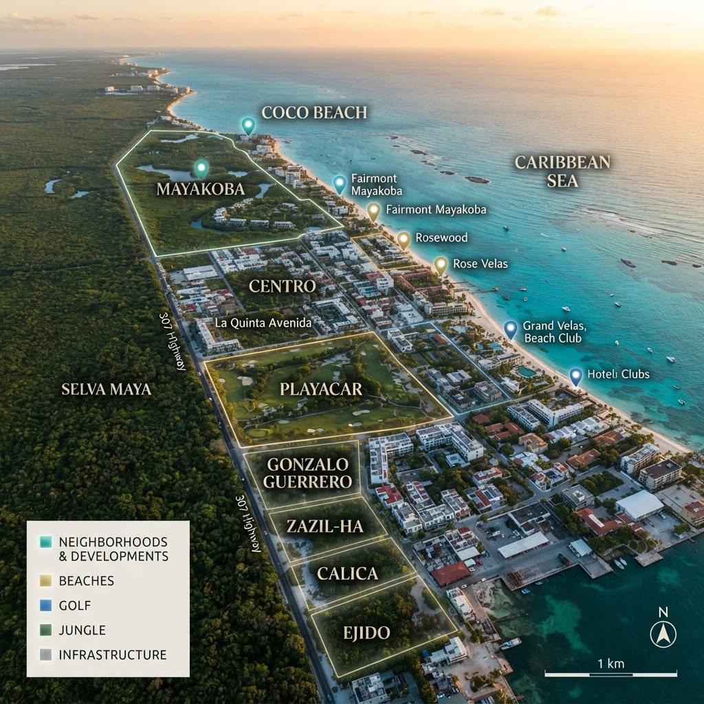Best Neighborhoods to Invest in Playa del Carmen 2026