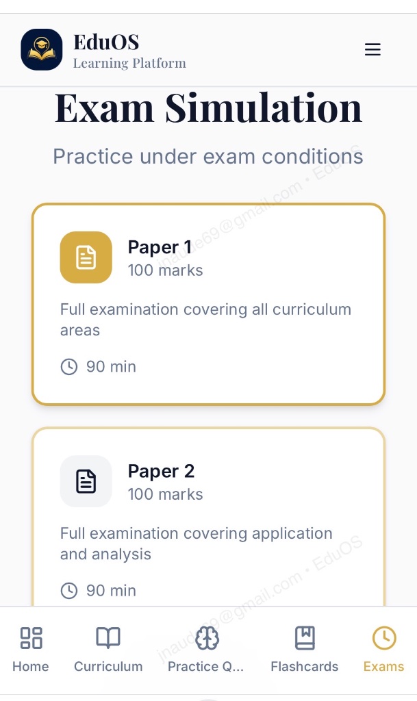 Examination Preparation