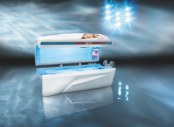 Ergoline Passion Plus 40/3 tanning bed at Solar Eclipse Tanning in Nanuet, NY