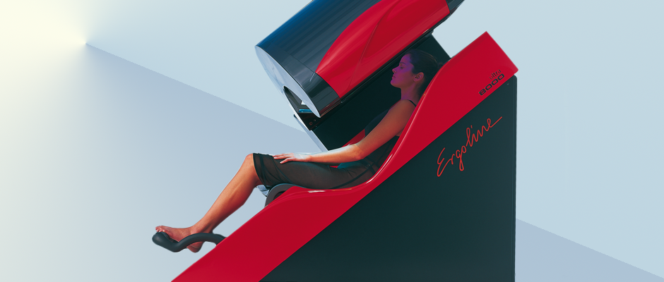 Ergoline TK Series tanning bed at Solar Eclipse Tanning in Nanuet, NY
