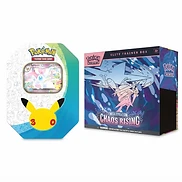 30th Celebrations Sylveon Tin & Chaos Rising ETB Combo
