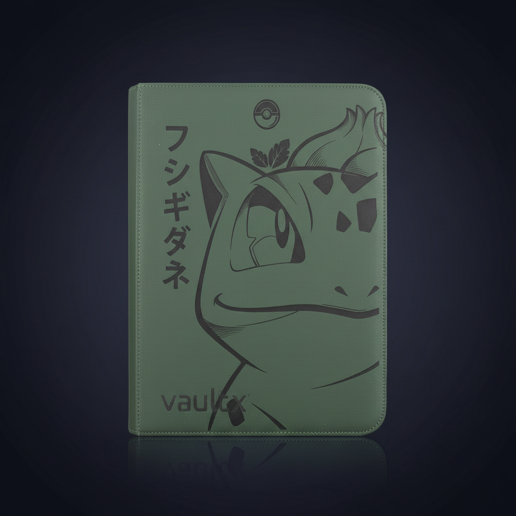 bulbasaur card binder Ultra Pro - 9 Pocket Pro friction black backing material gives cards a classic framed look Pokemon Bulbasaur Yellow Collectors Album