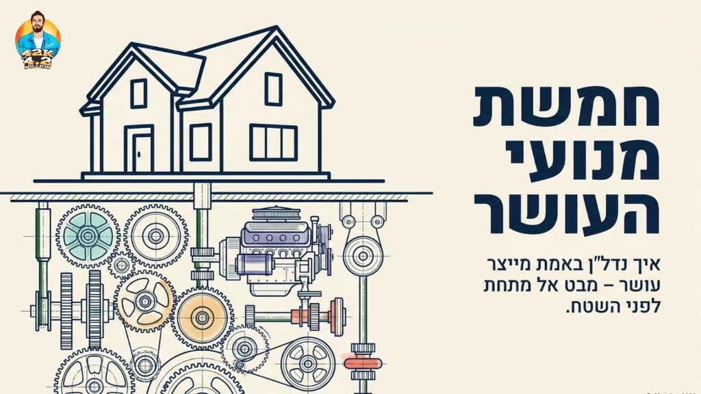 חמשת מנועי העושר של נדל״ן
