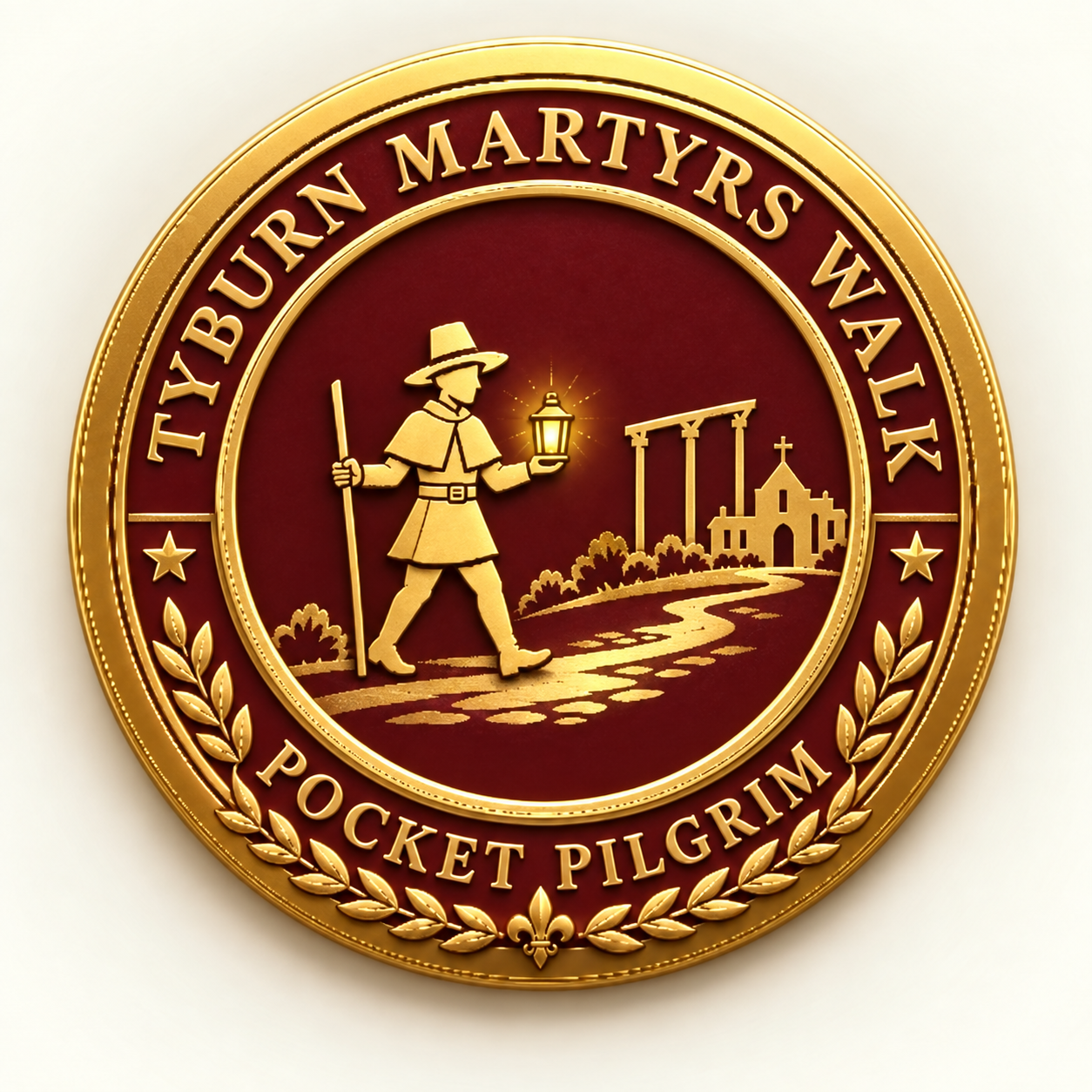 Tyburn Martyrs Walk — the badge artwork for this walk (not an earned badge)