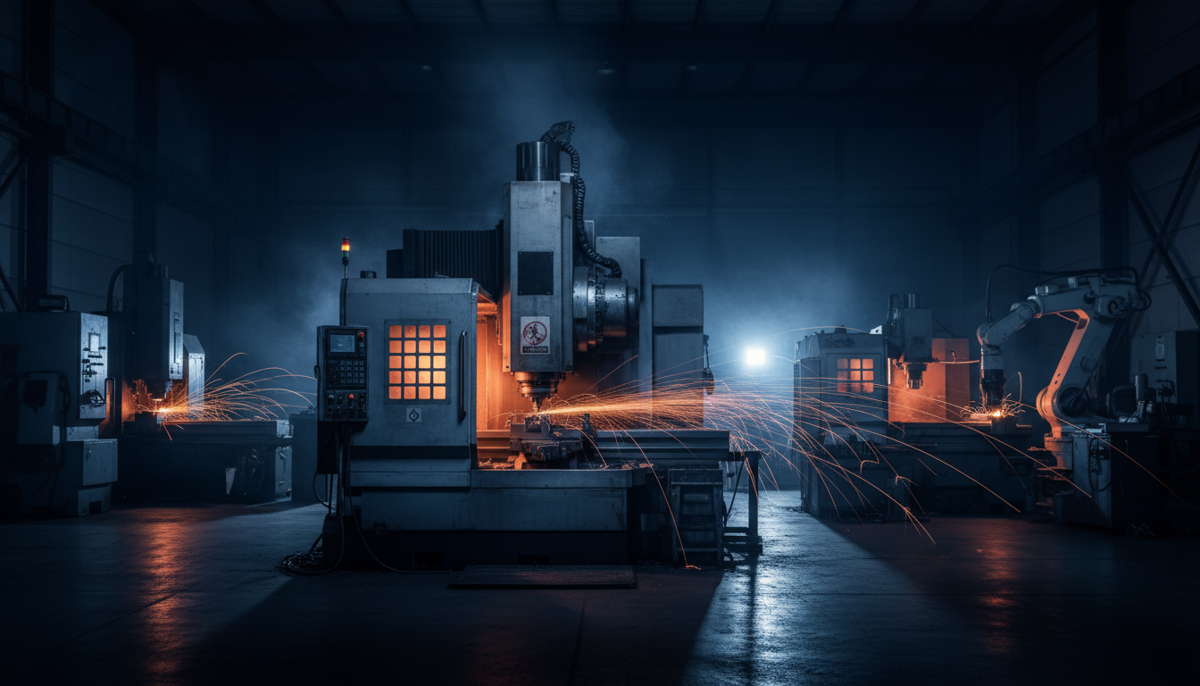 Industrial manufacturing floor