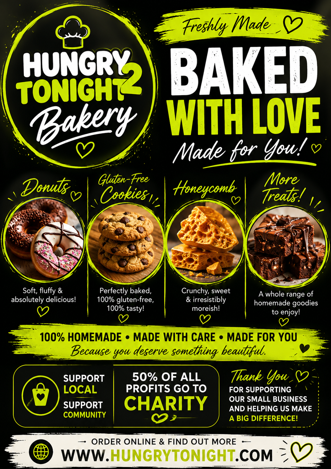 Hungry 2 Nite Bakery poster