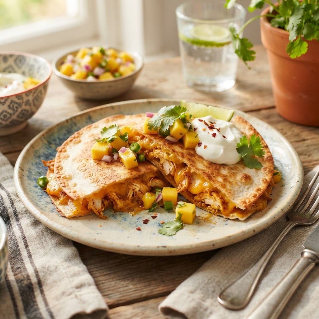 Quesadilla Poulet & Cheddar
