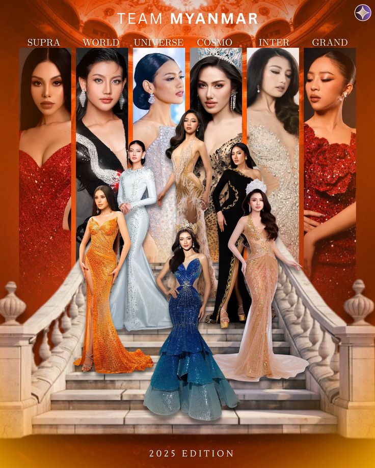 Team Myanmar — Pageant Squad Poster